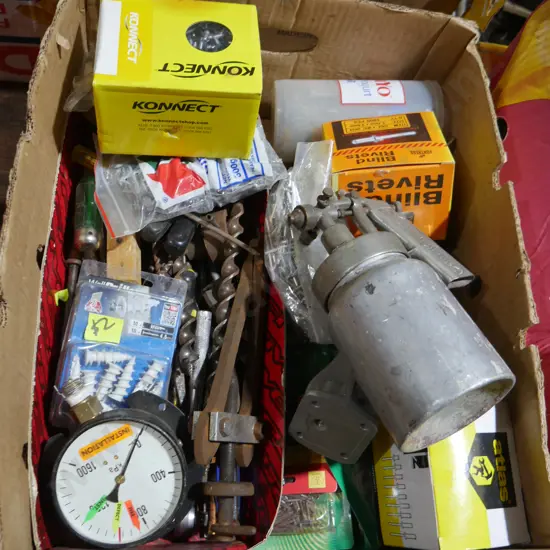 Spray gun drill bits etc