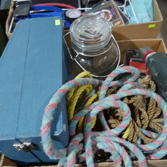 Two boxes of sundries