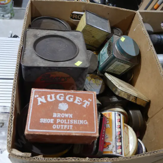 Advertising tins