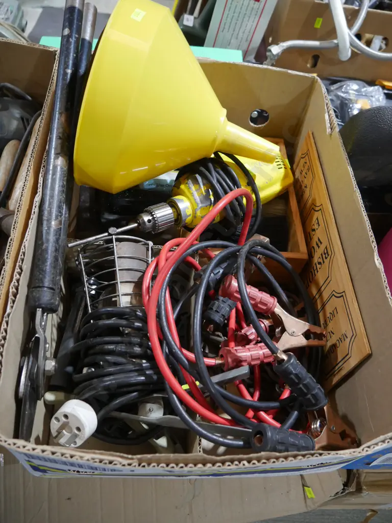 Electric drill work light jumper leads Image 1++