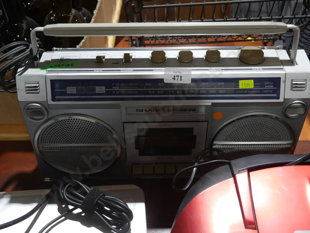 Sharp portable stereo Image 1++