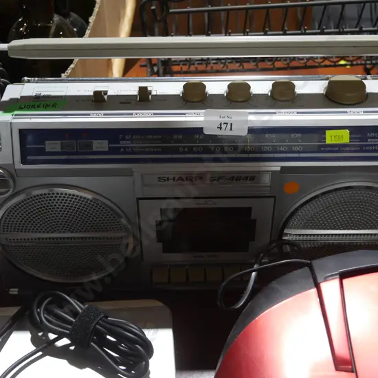 Sharp portable stereo
