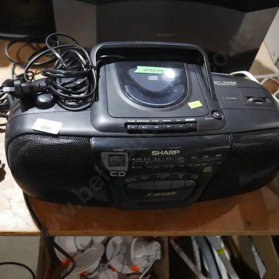 Sharp portable stereo