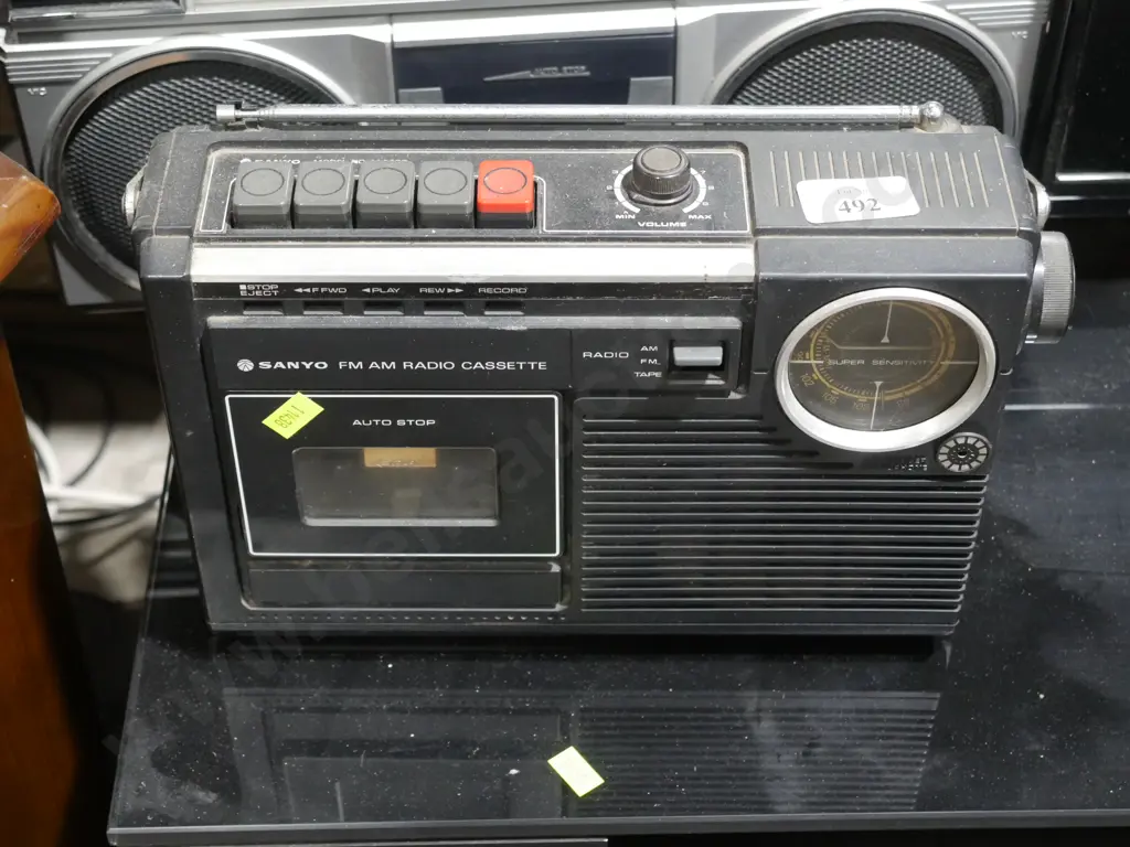 Sanyo radio cassette player Image 1++