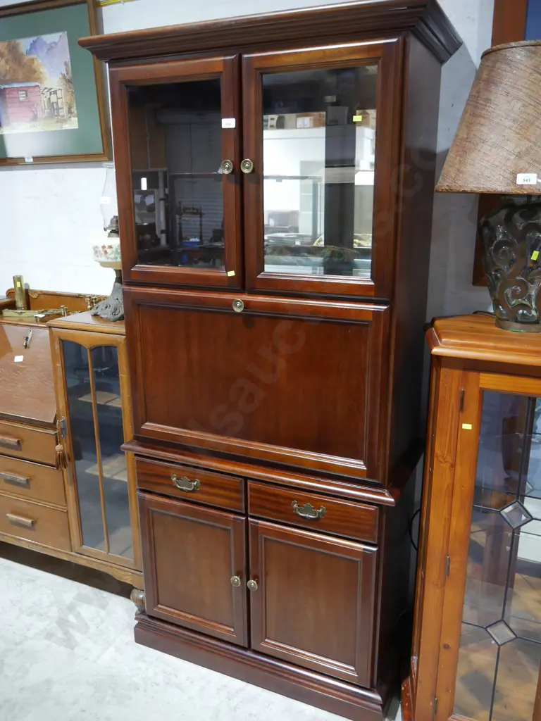 Drop front liquor cabinet Image 1++