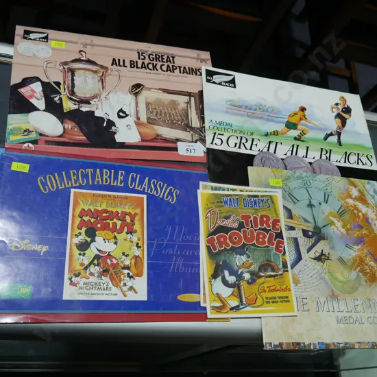 Collector coin albums etc