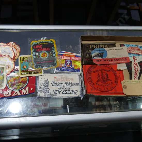Vintage labels etc