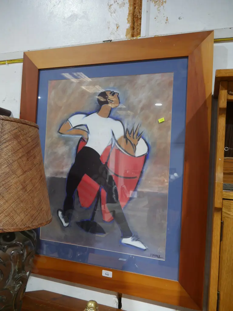 "Red Congas" Marsha Hammel artwork Image 1++