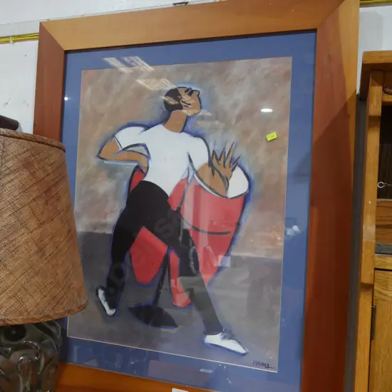 "Red Congas" Marsha Hammel artwork