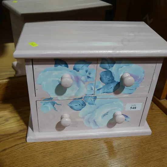 Painted jewelry box