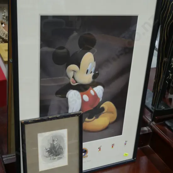 Mickey mouse limited edition print etc