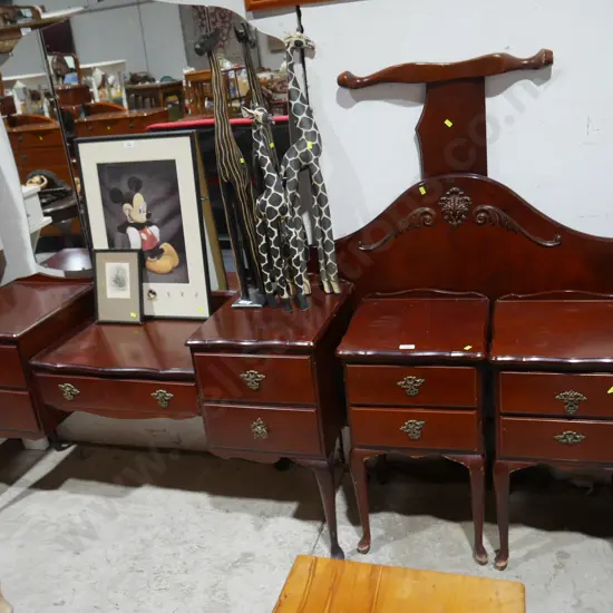 Four-piece bedroom suite