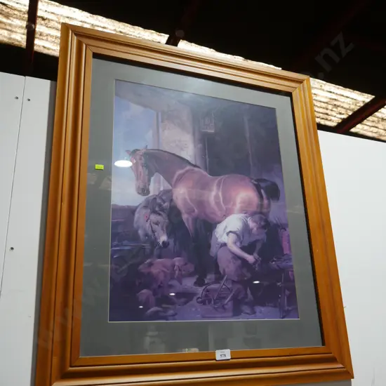 Framed artwork