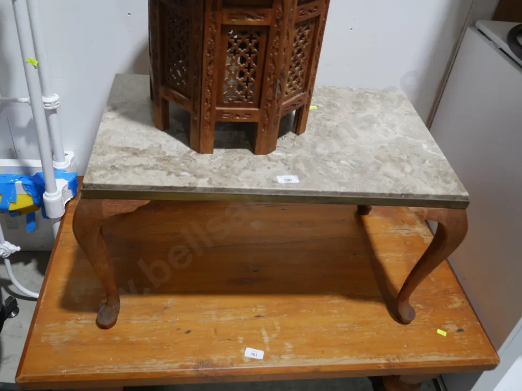 Marble top coffee table Image 1++