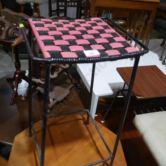 Cane top stool