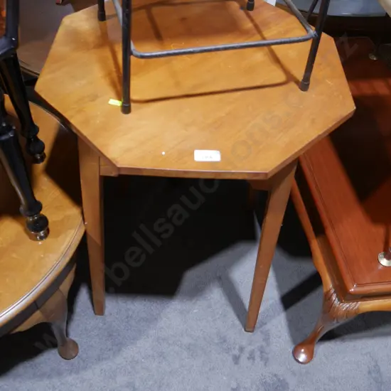 Octagonal occasional table