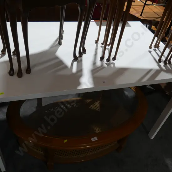 White dining table