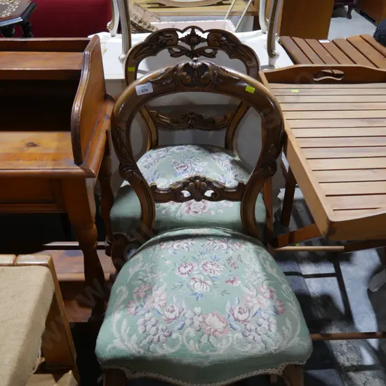 Two dining chairs