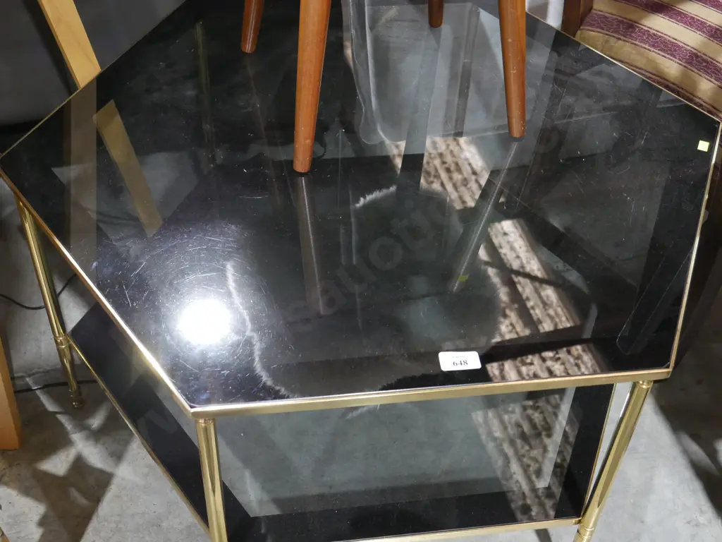 Glass top coffee table Image 1++