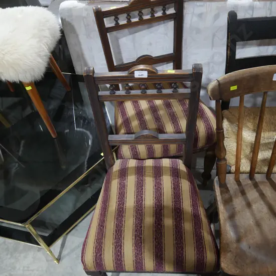 Two dining chairs
