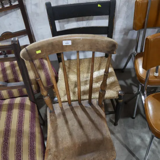Two dining chairs