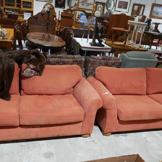 2 2 seater sofas