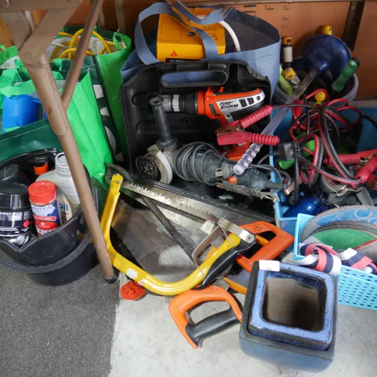 Assorted tools etc