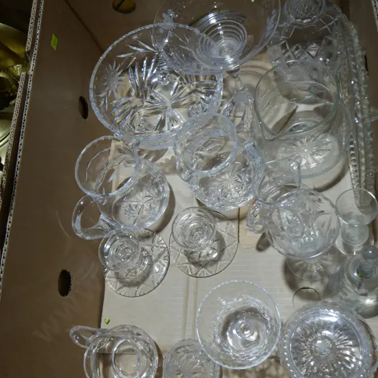 Crystal, glassware
