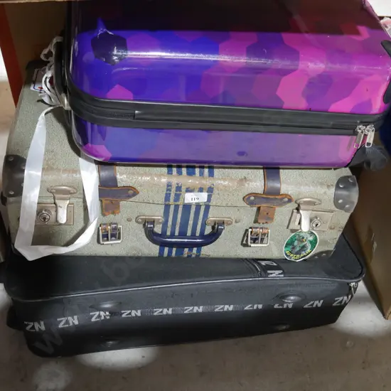 3 suitcases