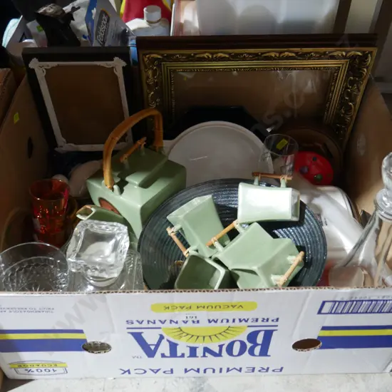 Glassware etc