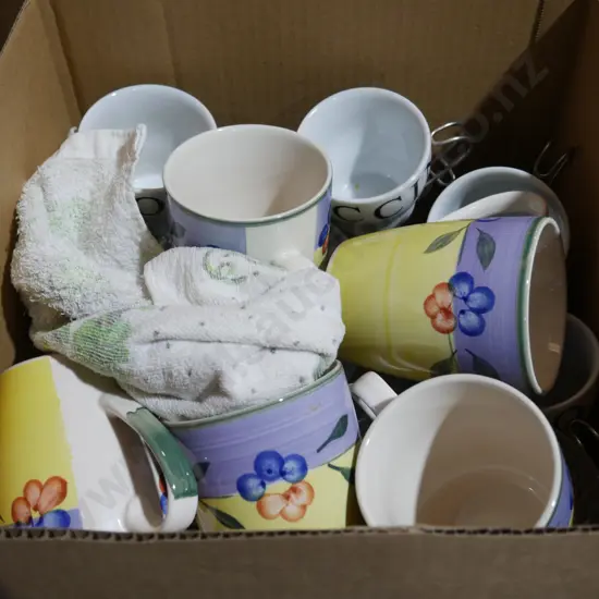 Assorted cups