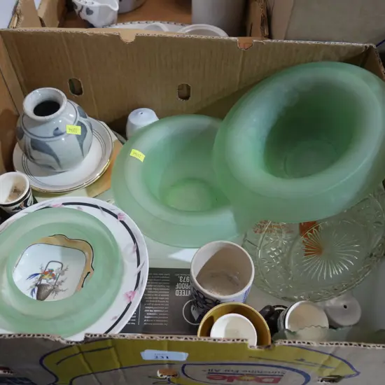 Glassware etc