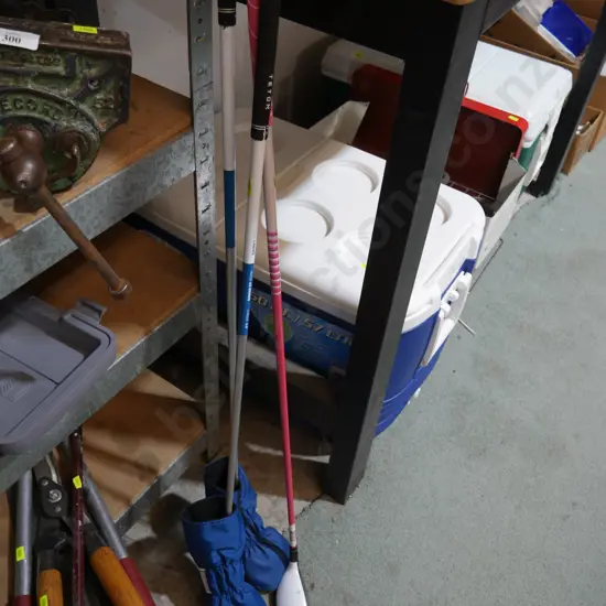 3 golf clubs