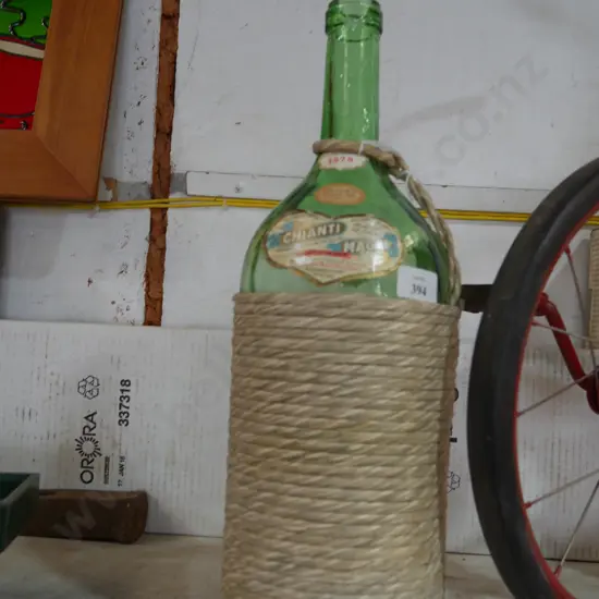Large wine bottle