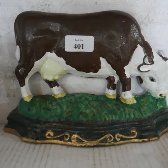 Cow door stop