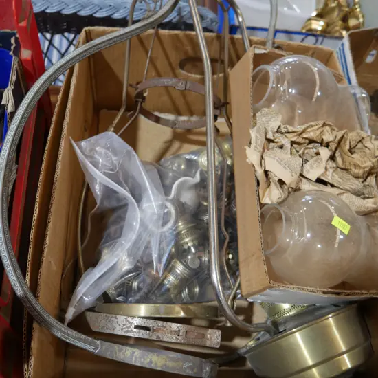 Vintage light parts