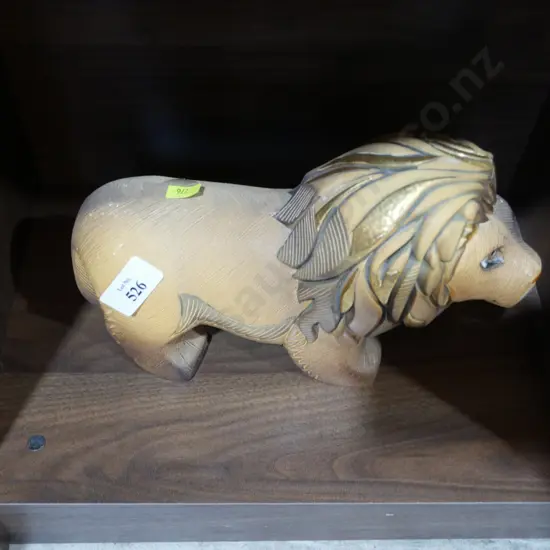 Ornament lion made in Uruguay