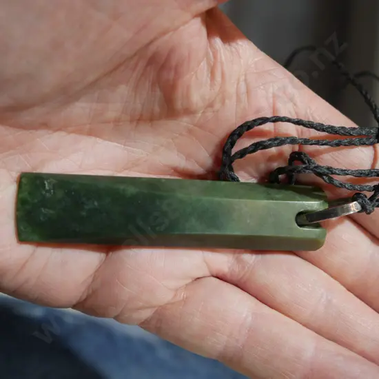 Greenstone necklace