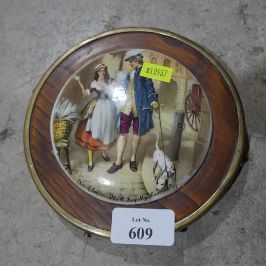 Cries of London framed pot lid