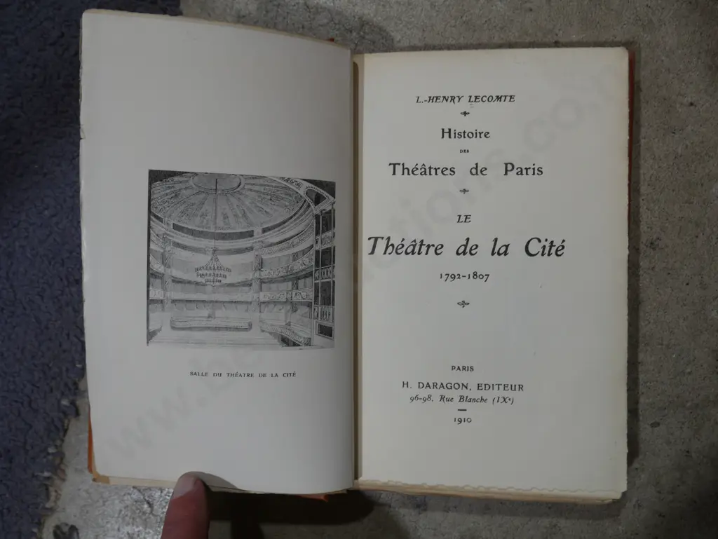 Theatre de la Cite 1910 book Image 1++