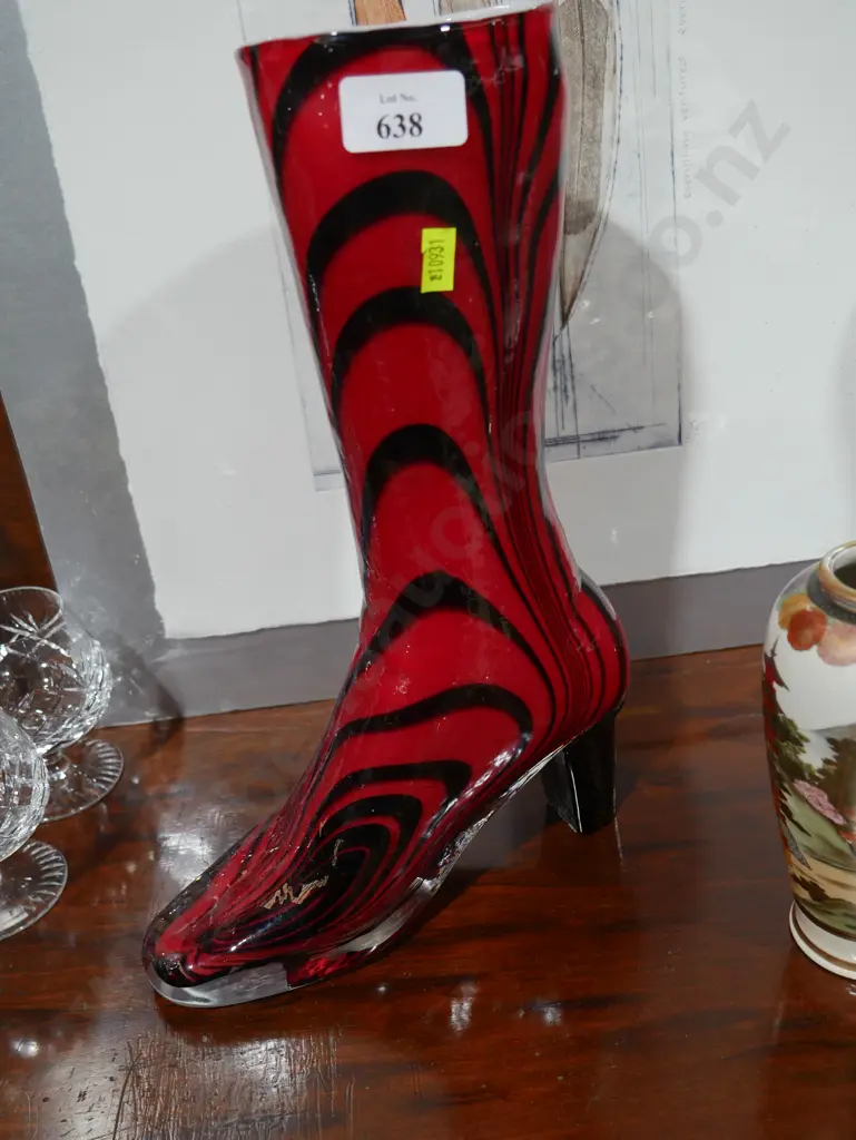 Art glass boot Image 1++