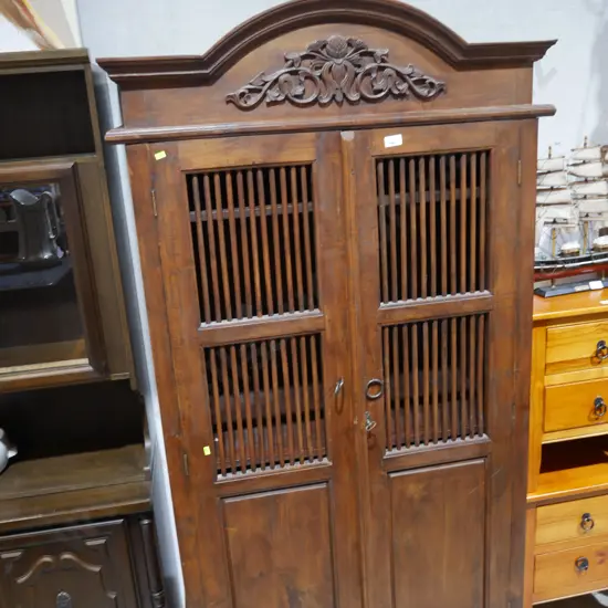 Wooden wardrobe