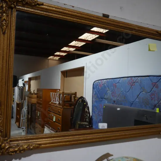 Gilt frame mirror