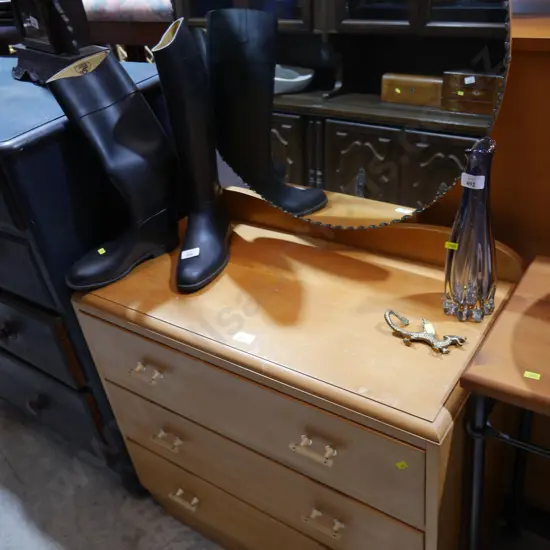 Mirror back dresser