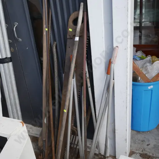 Assorted garden tools