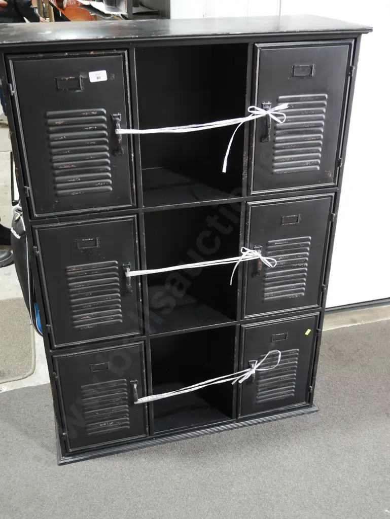 Black metal cabinet Image 1++