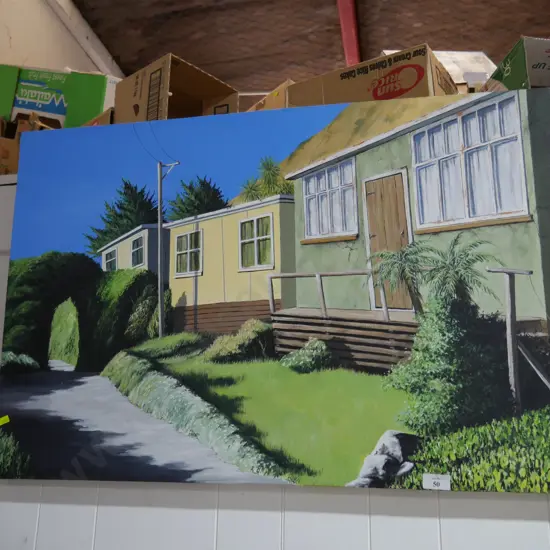 Raymond Hill canvas oil painting