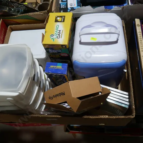 Mini cooler, storage drawers etc