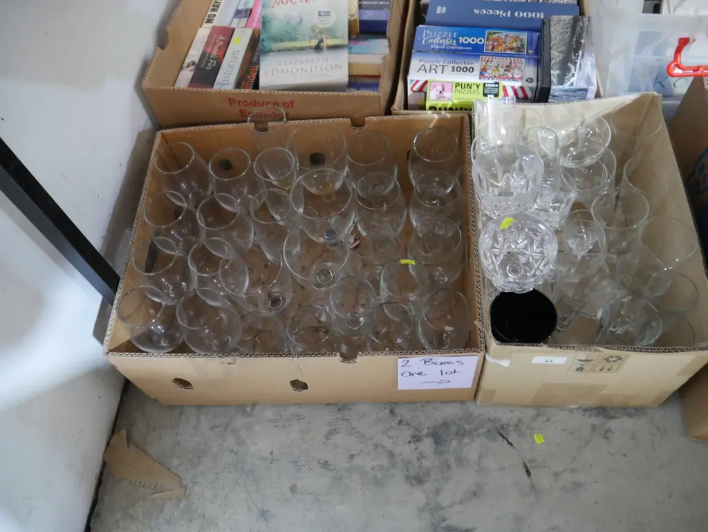 Two boxes of glasses Image 1++