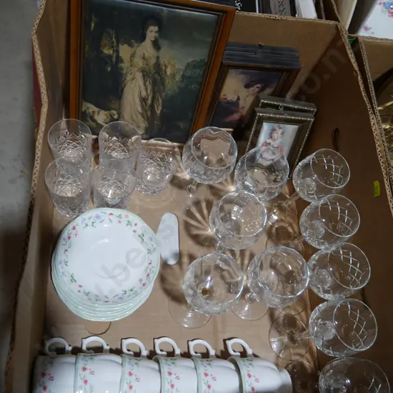 Glassware etc